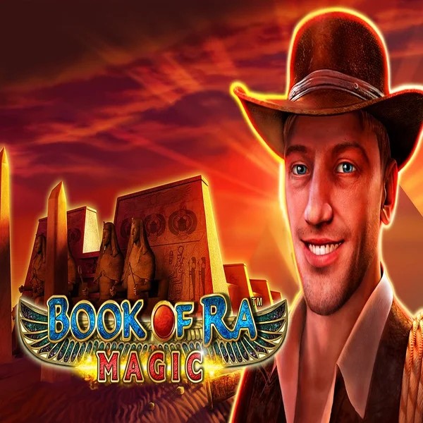 Book of Ra Magic logo by Greentube at Corgibet Casino