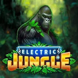 Electric Jungle slot logo by Atomic Slot Lab at Corgibet Casino